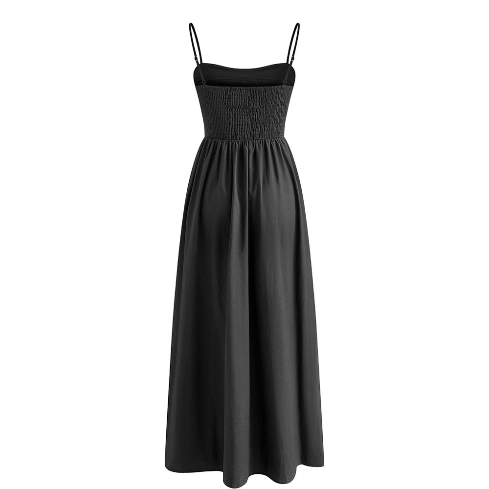Elegant Black Maxi Dress - Picture 3 of 11